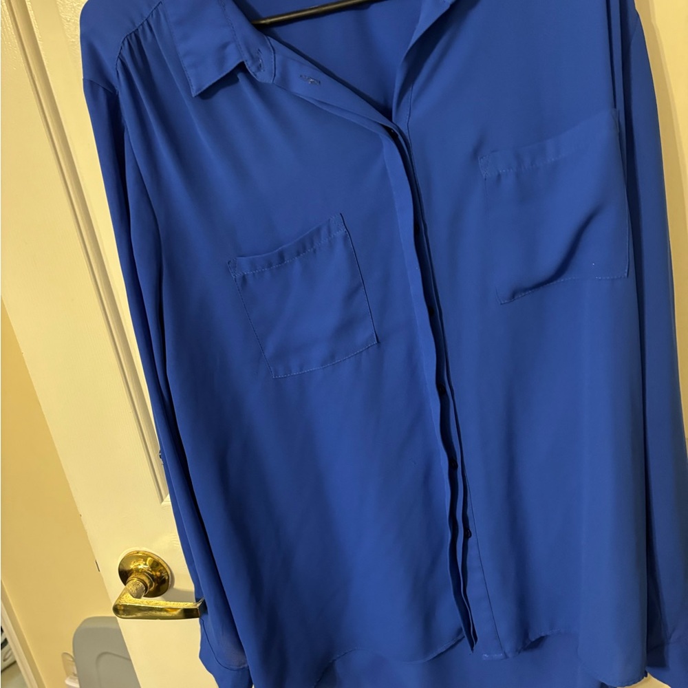 Cato Royal Blue Button Down Shirt